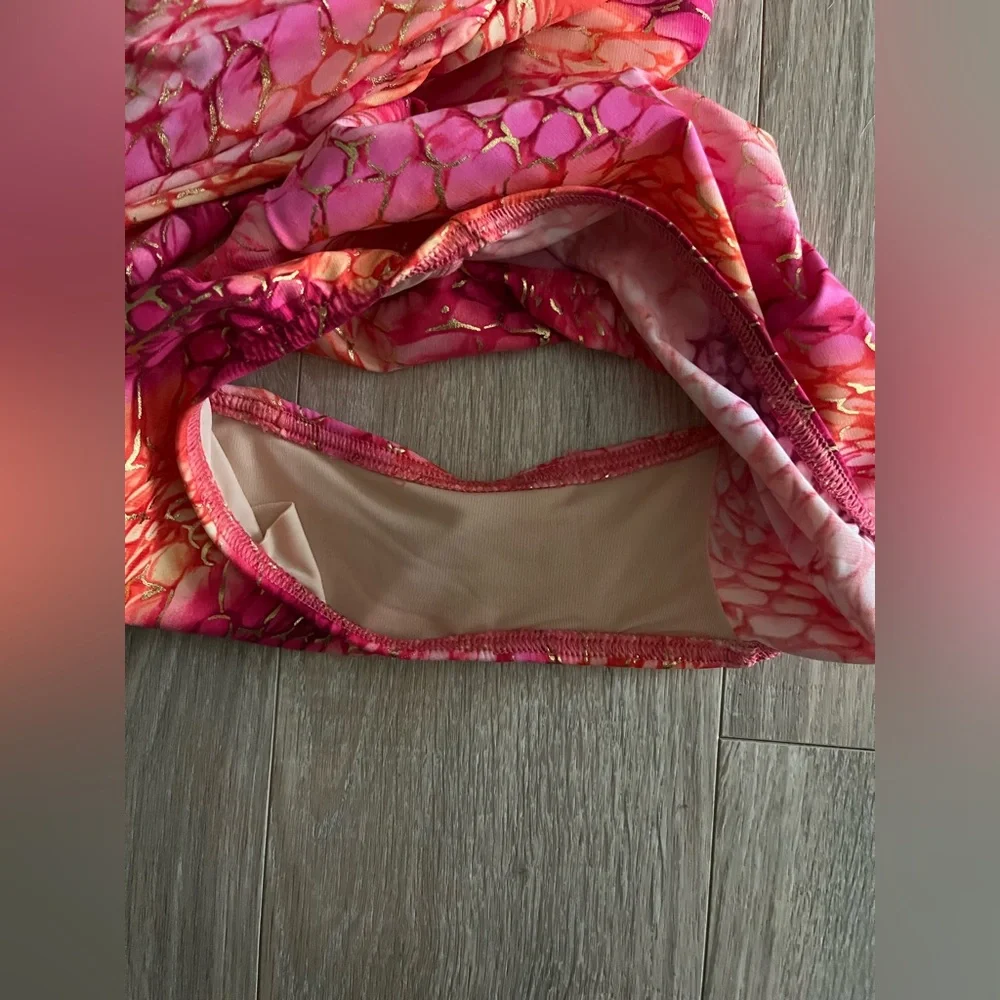 Miraclesuit Women’s Rock Show Oceanus Coral One Piece Swimsuit - Size 16 - Picture 6 of 11